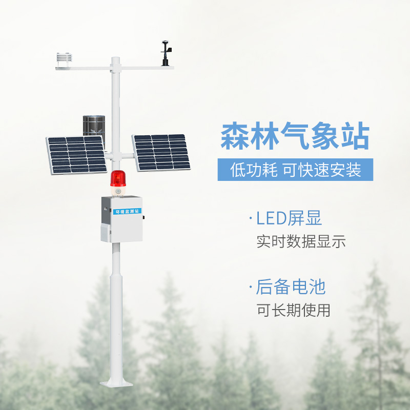 森林火險預警氣象站，森林氣象監測全靠它！