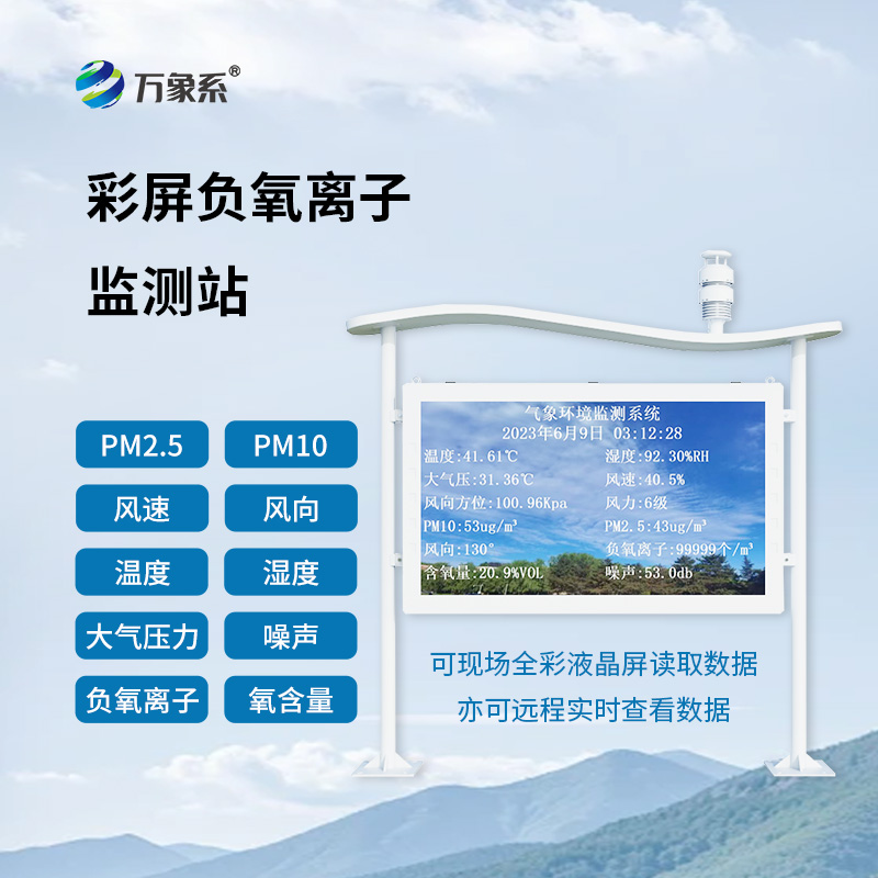 一體化負氧離子監測站:科技與自然的新對話 一體化負氧離子監測站:科技與自然的新對話