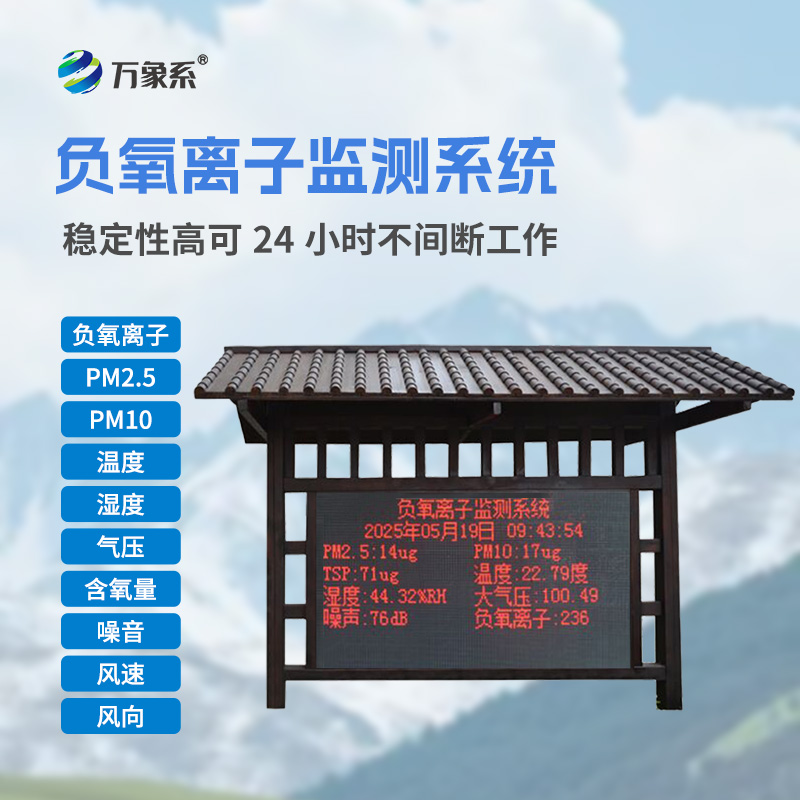 國產全自動負氧離子在線監測系統怎樣讓綠水青山自己說話? 國產全自動負氧離子在線監測系統怎樣讓綠水青山自己說話?