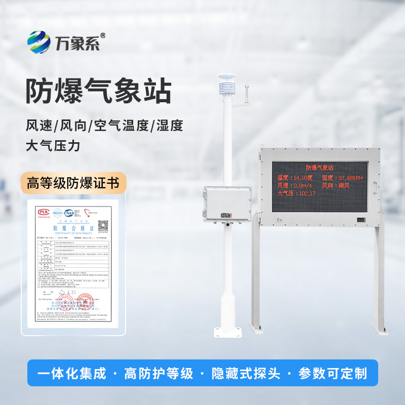 智慧工業的氣象保障：防爆小型氣象站